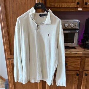 Ralph Lauren Cream Estate Rib Pullover